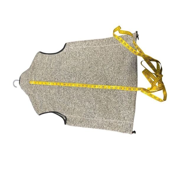 Orvis Mens Gray Heather Full Zip Fleece Sweater Vest Size Large - Picture 5 of 11